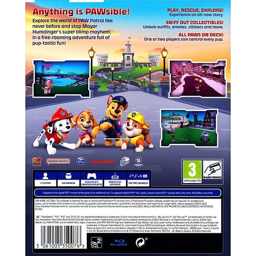 Paw Patrol World Playstation 4 PS4