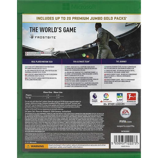 FIFA 18 Ronaldo Edition Xbox One Nordic (Begagnad)