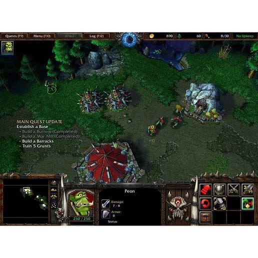 Warcraft III Reign of Chaos PC CD (Begagnad)
