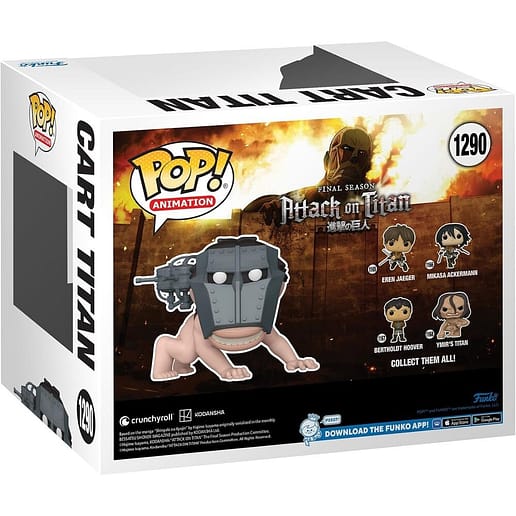 POP figur Super Attack On Titan Cart Titan Exclusive