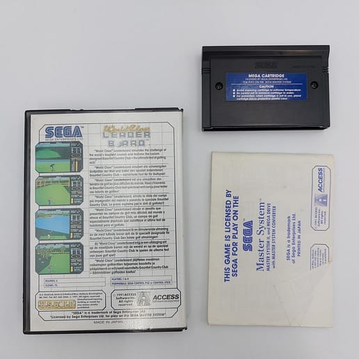 World Class Leader Board Sega Master System