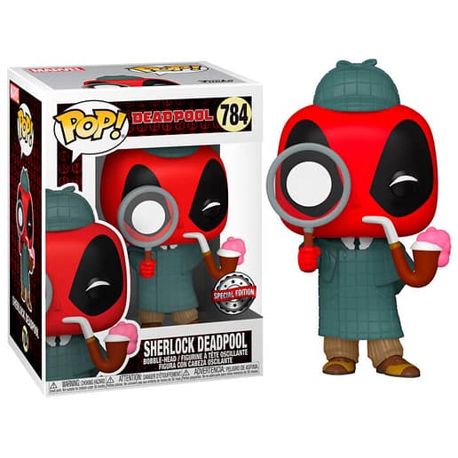 POP figur Marvel Deadpool 30th Sherlock Deadpool Exclusive