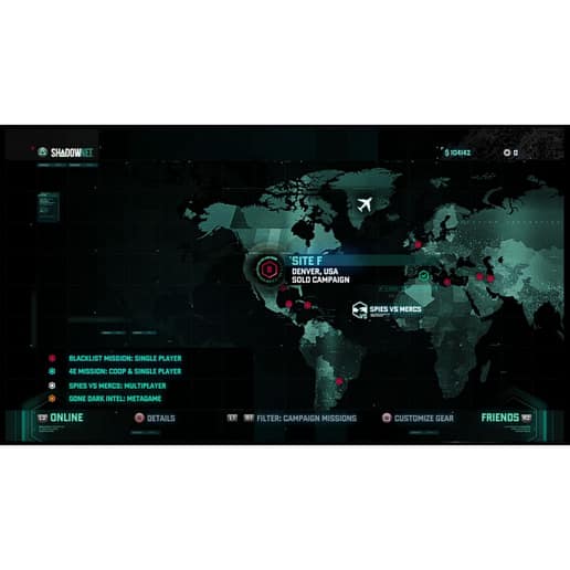 Tom Clancys Splinter Cell Blacklist Nintendo Wii U (Begagnad)