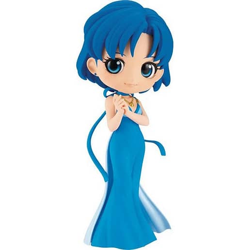 Sailor Moon Eternal the Movie Pretty Guardian Princess Mercury Version A Q Posket figur 14cm