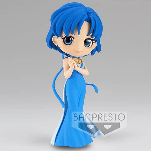 Sailor Moon Eternal the Movie Pretty Guardian Princess Mercury Version A Q Posket figur 14cm