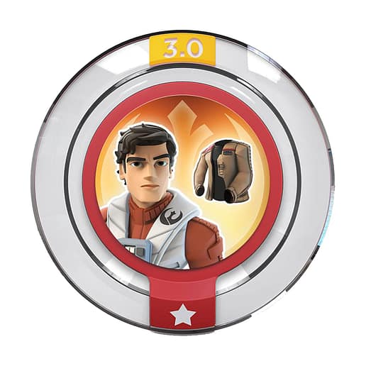 Disney Infinity 3.0 Round Power Disc Poe's Resistance Jacket