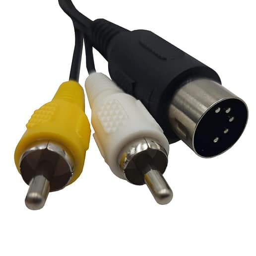 AV RCA kabel till Sega Mega Drive 1 & Sega Master System
