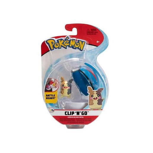 Pokemon Clip n Go Morpeko (Full Belly Mode) + Great Ball