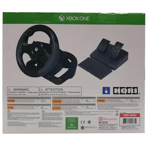 Hori Racing Wheel Ratt och Pedaler Xbox One Boxad (Begagnad)