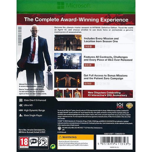 Hitman Definitive Edition XBO