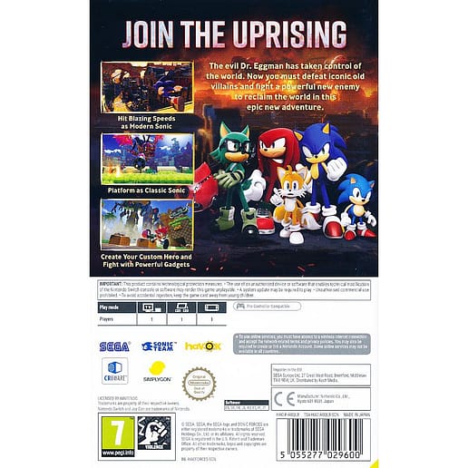 Sonic Forces NS