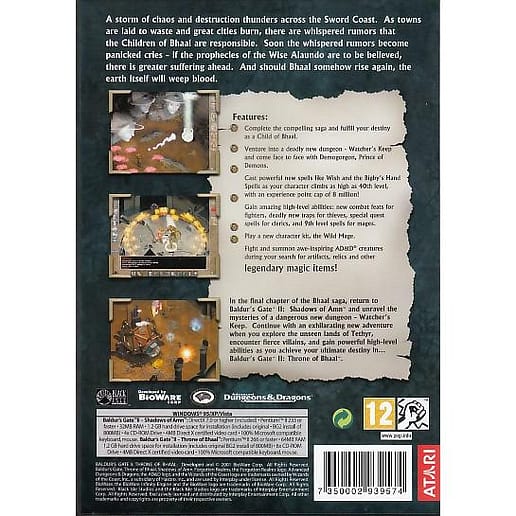 Baldurs Gate 2 + Exp. PC