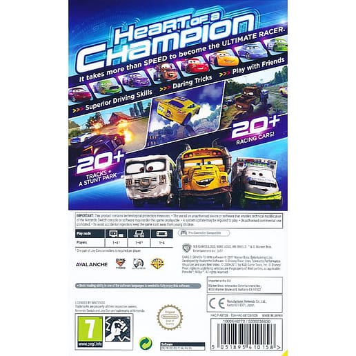 Cars 3 Driven to Win NS