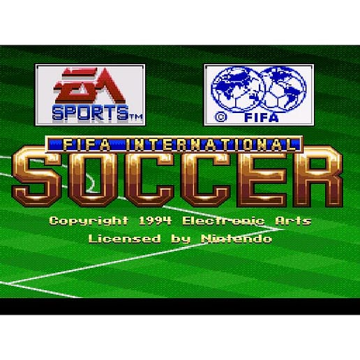 FIFA International Soccer Super Nintendo (NTSC-U)