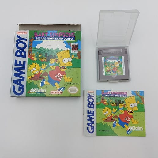 Bart Simpsons Escape From Camp Deadly Gameboy