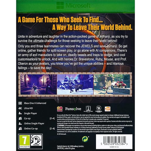 Jumanji the Video Game XBO