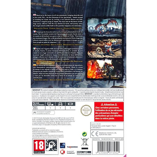 Darksiders Warmastered Ed. NS