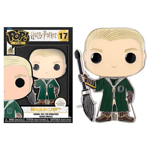 Harry Potter Draco Malfoy Stor POP Pin 10cm