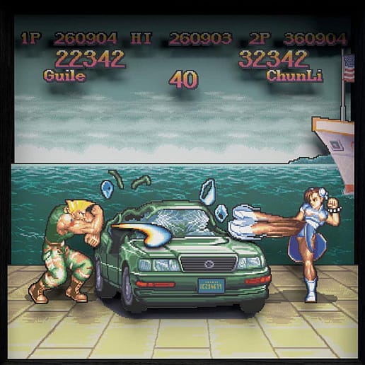 Pixel Frames Street Fighter Car