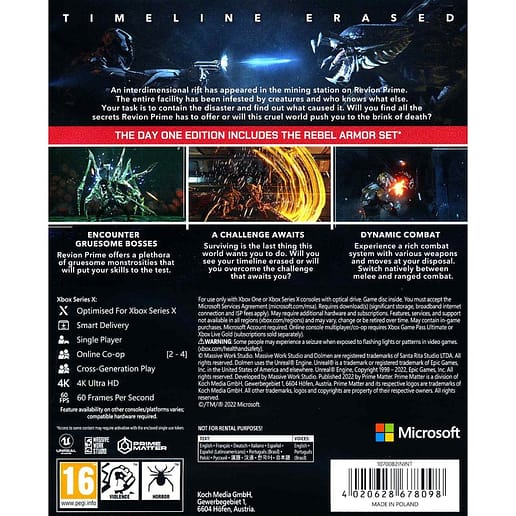 Dolmen Day One EdItion Xbox Series X Xbox One