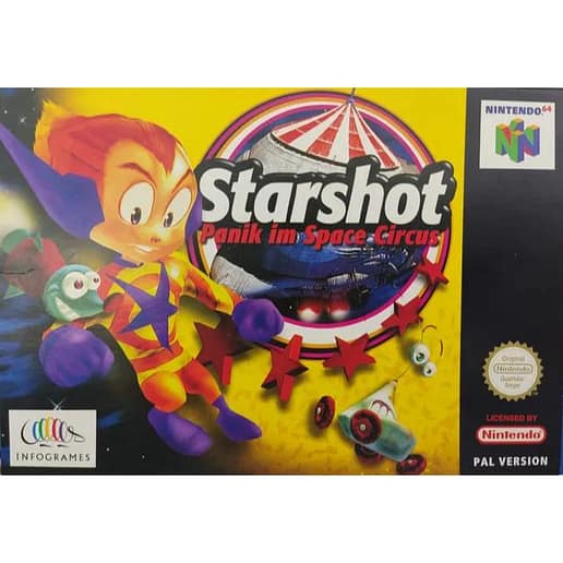 Starshot Panik im Space Circus Nintendo 64