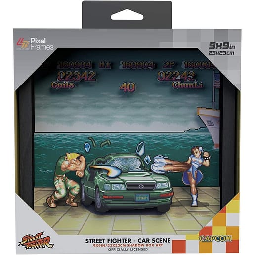 Pixel Frames Street Fighter Car