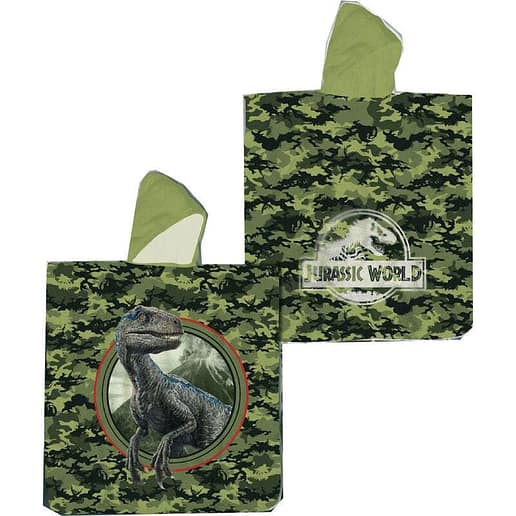 Jurassic World microfibre poncho towel