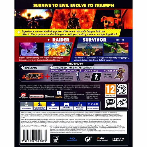 Dragonball Breakers Special Ed. PS4