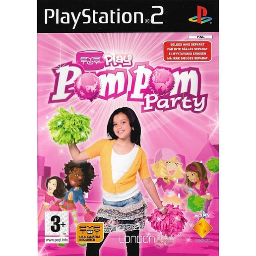 EyeToy Play PomPom Party Bundle Playstation 2 PS2 (Begagnad)