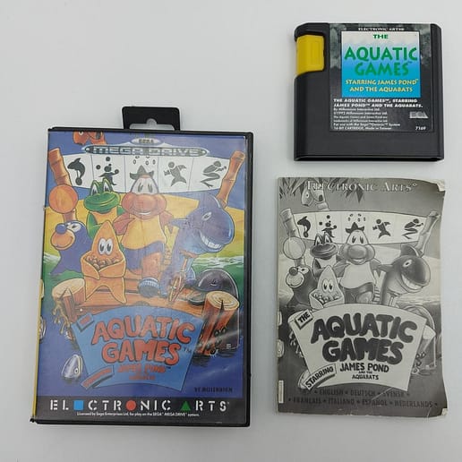 The Aquatic Games starring James Pond and the Aquabats Sega Mega Drive