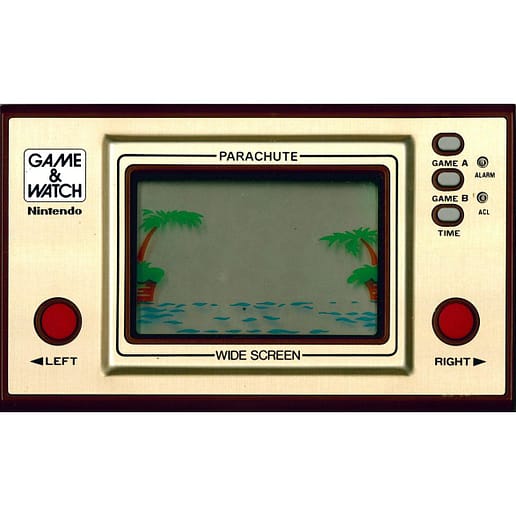 Parachute Wide Screen Nintendo Game & Watch