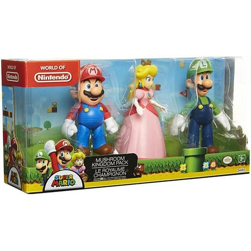 Super Mario Bros pack 3 figures 10cm