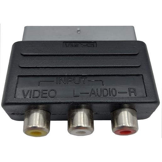 Scart Kontakt Adapter RCA AV Playstation (Begagnad)