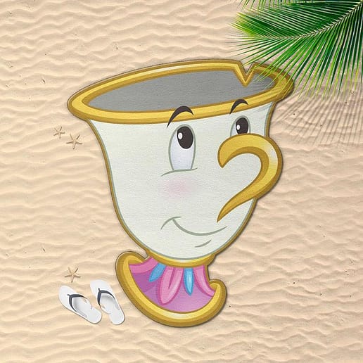 Disney Beauty and the Beast Chip Badlakan Microfiber