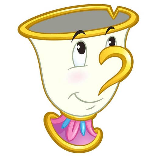 Disney Beauty and the Beast Chip Badlakan Microfiber