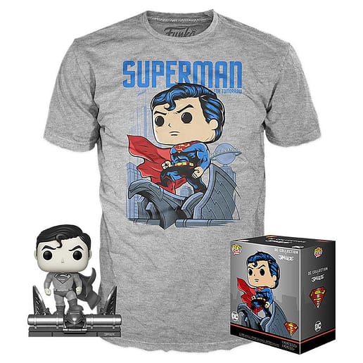 Set POP & Tee DC Comics Jim Lee Superman Exclusive (Medium)