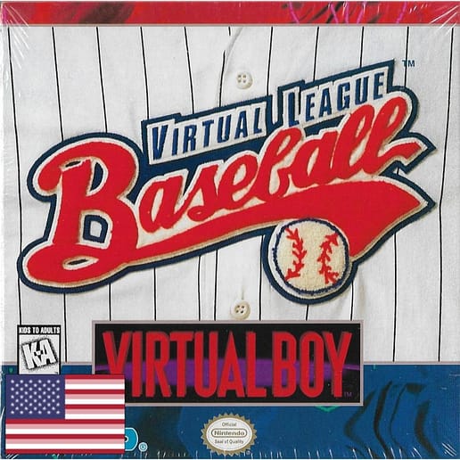 Virtual League Baseball Virtual Boy (NTSC-U, Begagnad, Inplastad)