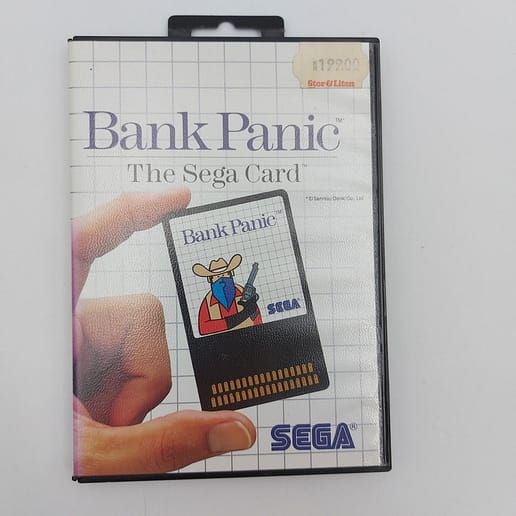 Bank Panic The Sega Card Sega Master System