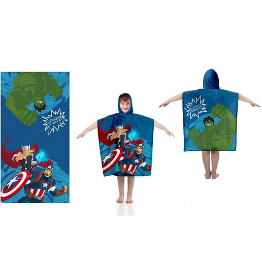 Marvel Avengers Bomull Badponcho