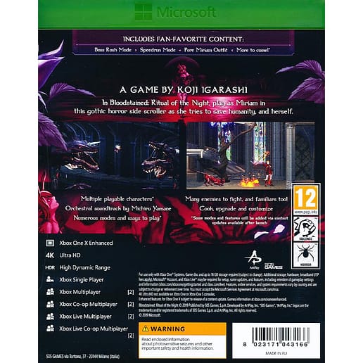 Bloodstained Ritual of the Night Xbox One