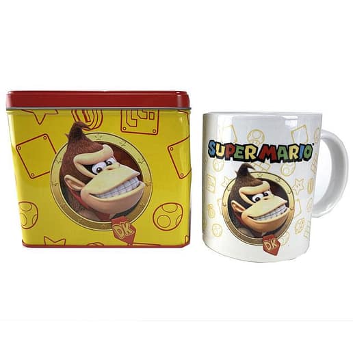 Nintendo Super Mario Bros Donkey Kongmugg + sparbössa
