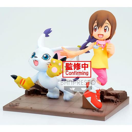 Digimon Adventure Adventure Archives Hikari and Tailmon figur 12cm