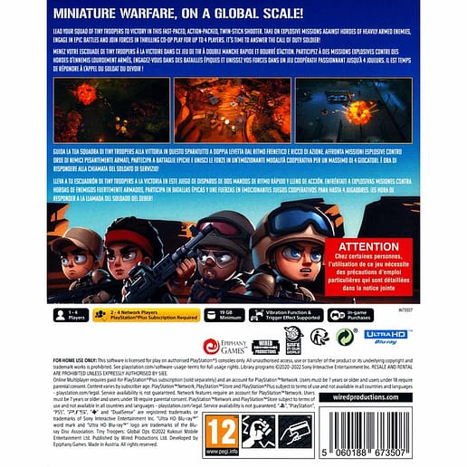 Tiny Troopers Global Ops Playstation 5 PS5