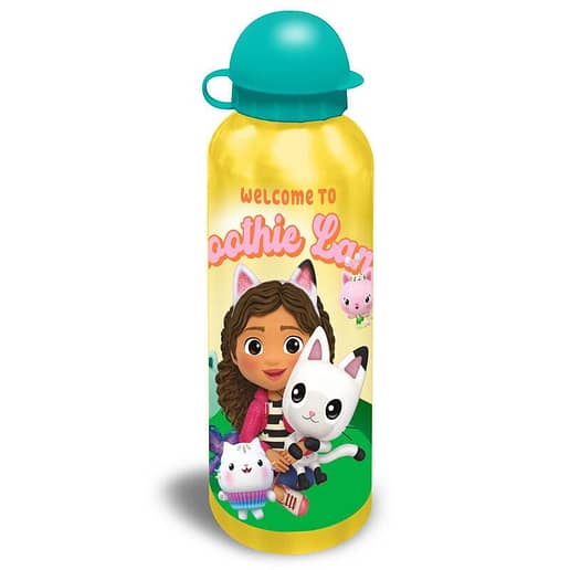 Gabbys Dollhouse flaska aluminium blandade 500ml