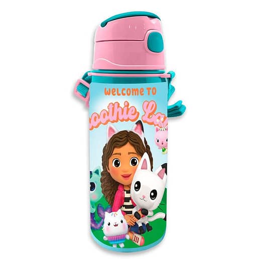 Gabbys Dollhouse flaska aluminium 600ml