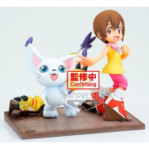 Digimon Adventure Adventure Archives Hikari and Tailmon figur 12cm