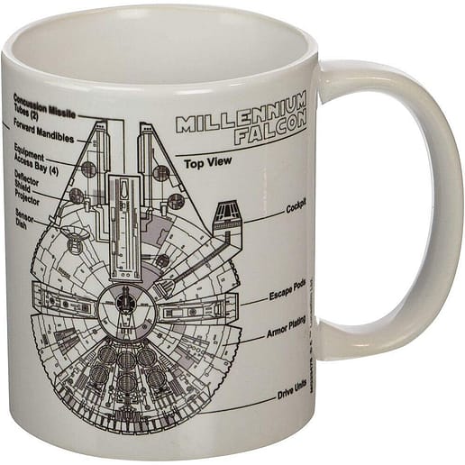 Star Wars Millennium Falcon Sketch mugg 315ml