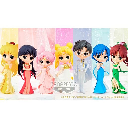 Sailor Moon Eternal the Movie Pretty Guardian Princess Jupiter Ver.A Q posket figur 14cm