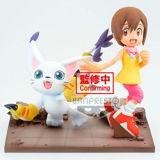 Digimon Adventure Adventure Archives Hikari and Tailmon figur 12cm