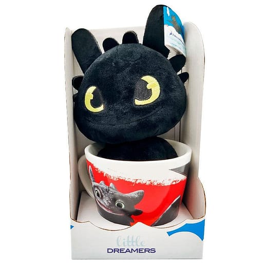 How to Train Your Dragon Toothlessmugg + gosedjur 18cm